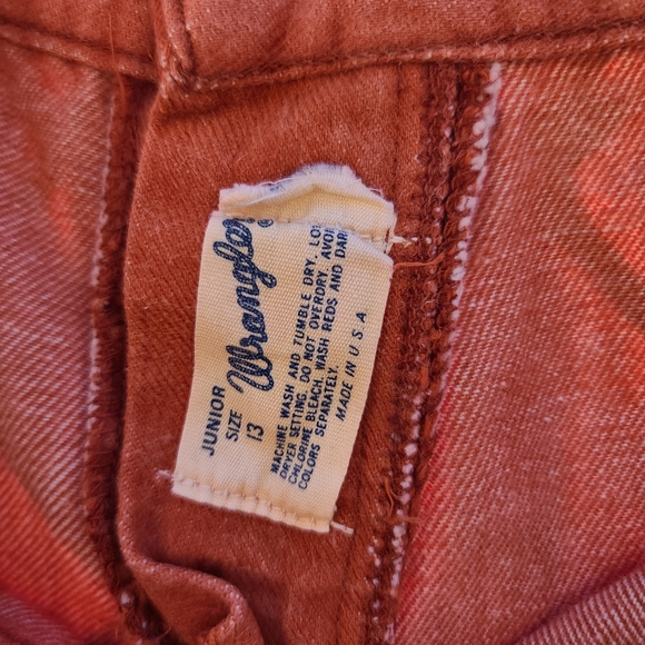 Vintage Junior Wranglers Burnt Orange - 13 - Picture 8 of 8